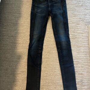 rag & bone Women's Skinny Jeans - Dark Blue
